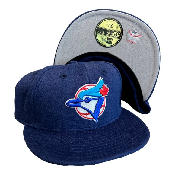 New Era Toronto Blue Jays All Wool 59FIFTY Fitted Hat Cap - Picture 1 of 6